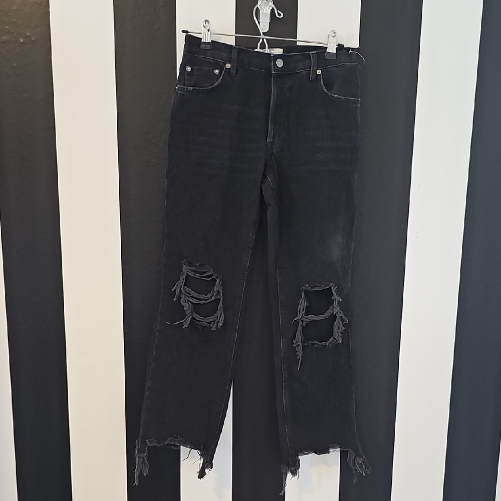 We The Free Charcoal Denim Pants